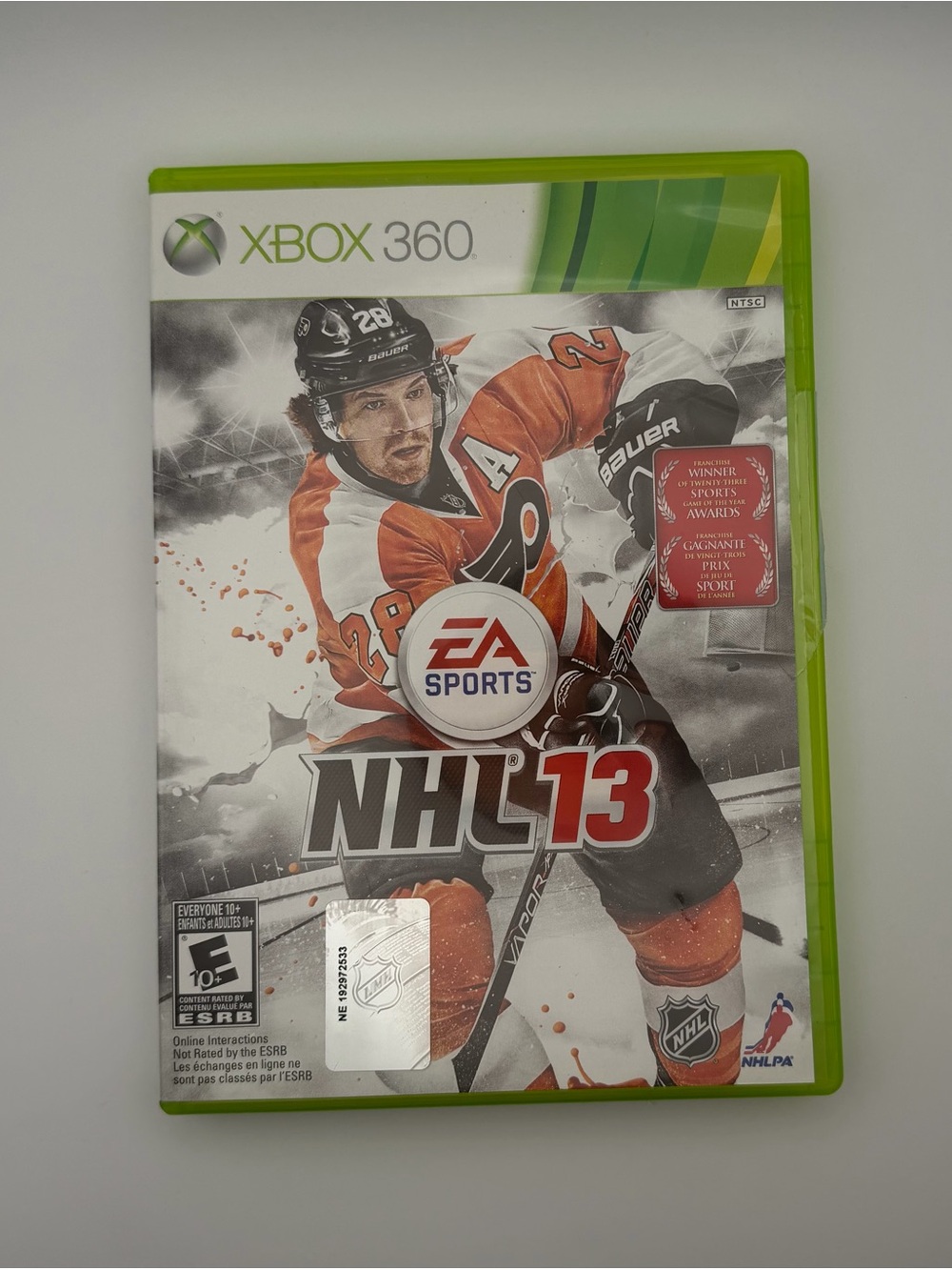 Microsoft Xbox 360 Game Case Back Cover - Orange, Black, White, Green